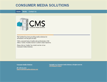 Tablet Screenshot of consumermediasolutions.com